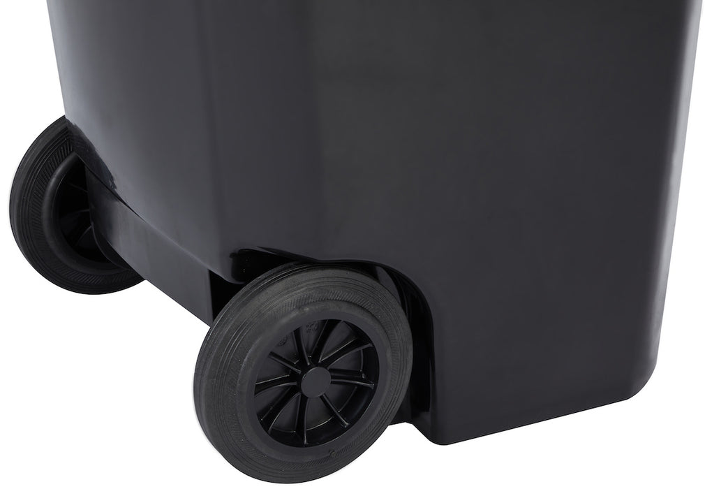 64-Gallon Square Trash Can w/ Wheels