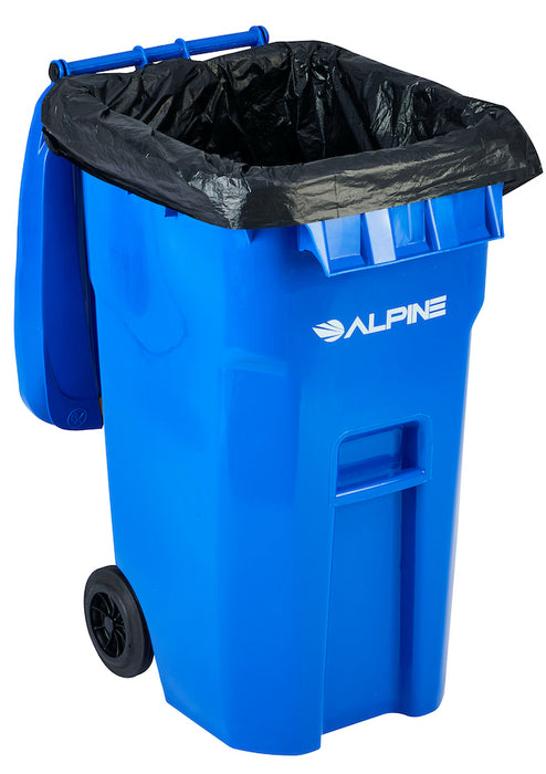 64-Gallon Square Trash Can w/ Wheels