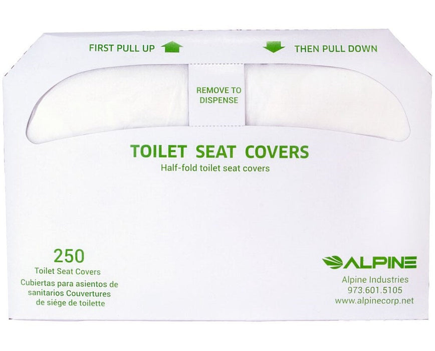 Half-Fold Flushable Toilet Seat Cover 250 Sheets