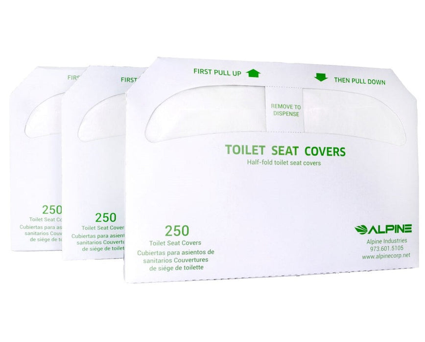 Half-Fold Flushable Toilet Seat Cover 250 Sheets