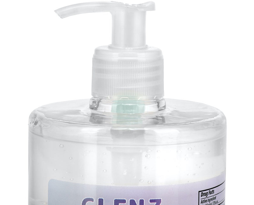 CLENZ Instant GEL Hand Sanitizer with Pump, 16.9 Fl Oz (6/Case)