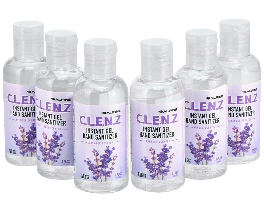 CLENZ 4 oz Instant GEL Hand Sanitizer (6/Case)