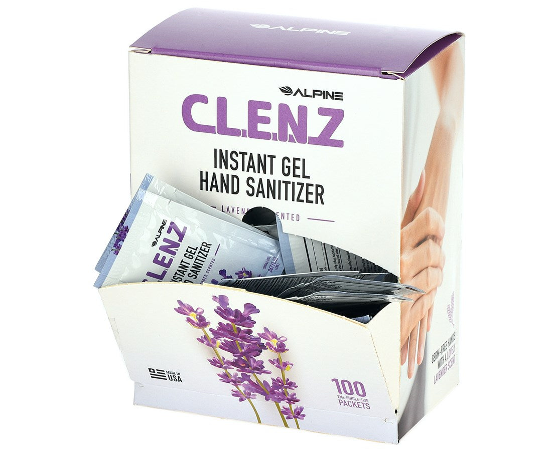 Alpine Industries Clenz Instant Gel Hand Sanitizer Packets Save At