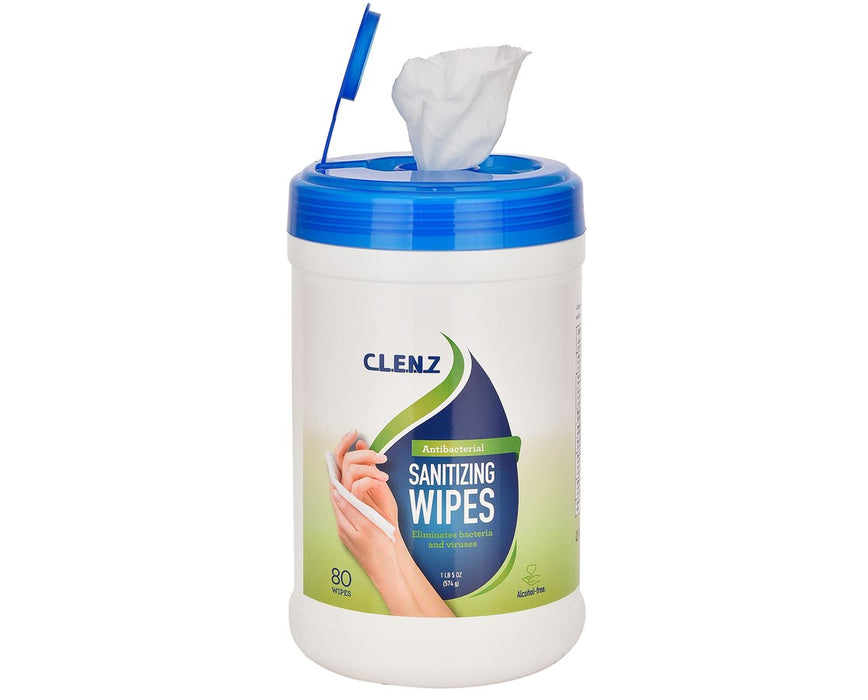 CLENZ Antibacterial Hand Sanitizing Wipes