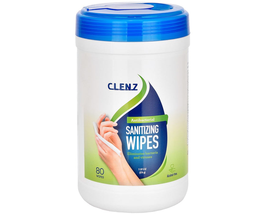 CLENZ Antibacterial Hand Sanitizing Wipes - 480/cs
