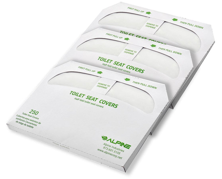 Half-Fold Flushable Toilet Seat Cover 250 Sheets