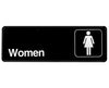 Womens Restroom Sign, 3x9
