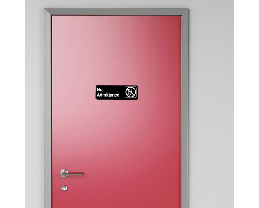 No Admittance Sign, 3x9