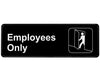 Employees Only Sign, 3x9