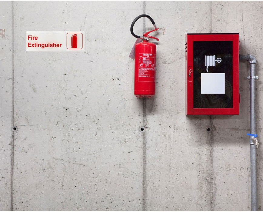 Fire Extinguisher Sign, 3x9