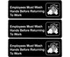 Employees-Must-Wash-Hands-Before-Returning-to-Work Sign (3/bx)