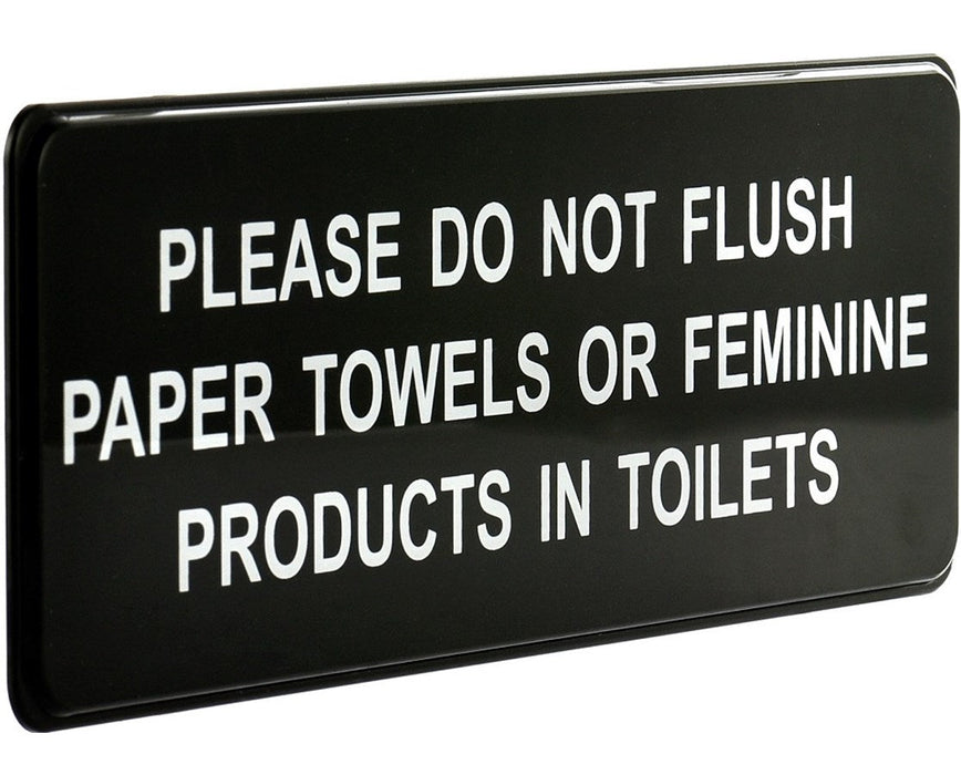 Please Do Not Flush Sign