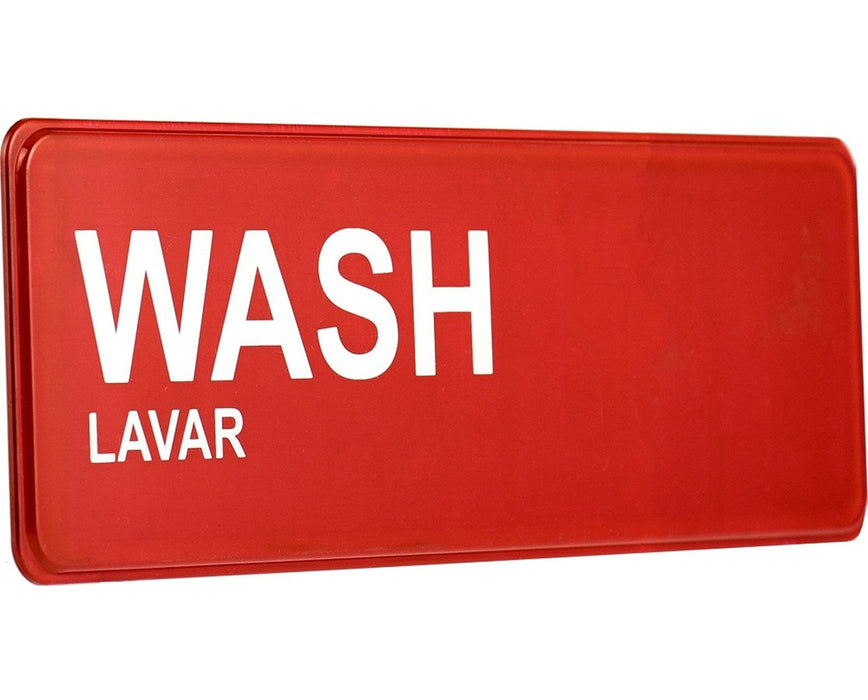 Wash Rinse Sanitize Signage