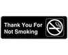 Thank you for Not Smoking Sign, 3x9