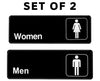 Men and Women Restroom Sign (Set of 2), 3
