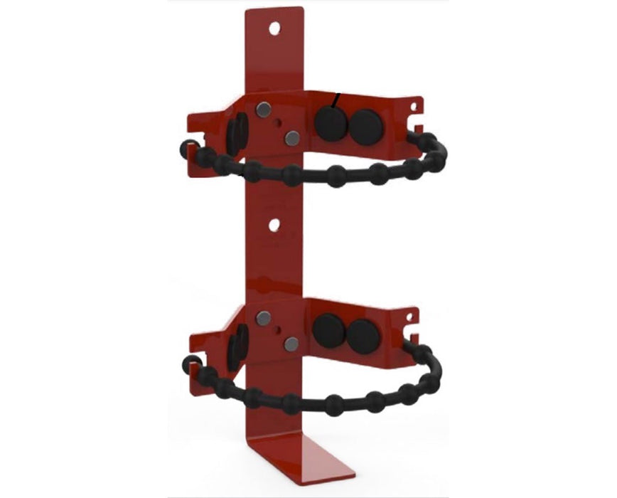 Heavy Duty Fire Extinguisher Bracket with Rubber Straps - 4.75" to 6.5" Cylinder (862)