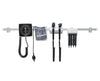 Rail-Mount Diagnostic Wall Station, Halogen Ophthalmoscope w/ Halogen Otoscope, Specula Dispenser, Aneroid, Tissue Box Holder