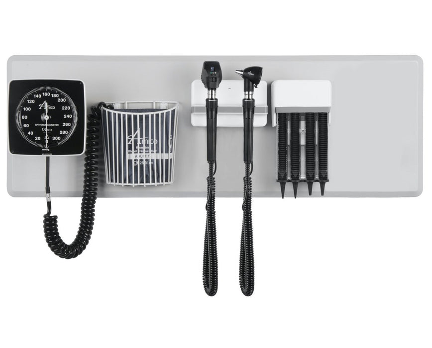 Diagnostic Wall Station, LED Coaxial Ophthalmoscope, LED Otoscope, Aneroid
