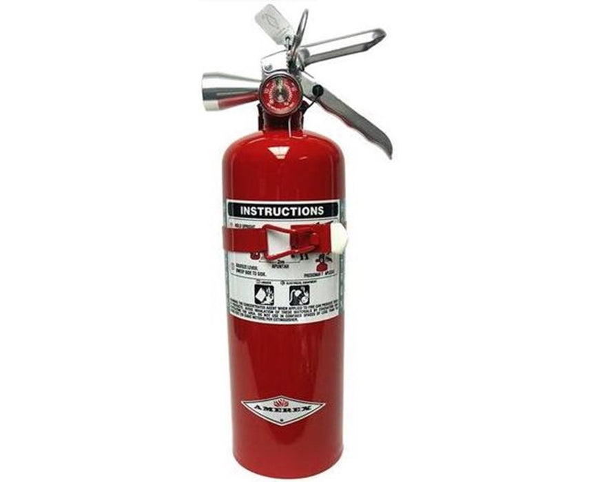 5 lbs Halotron 1 Fire Extinguisher (Class BC) Chrome
