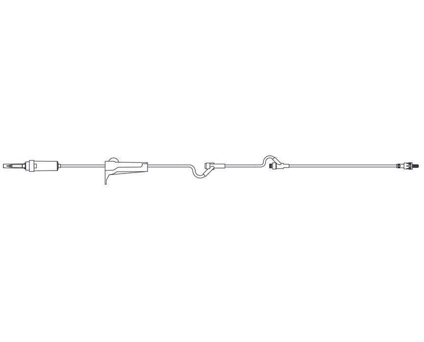 60 Drops/ml Pediatric Primary IV Administration Set - 50/Cs