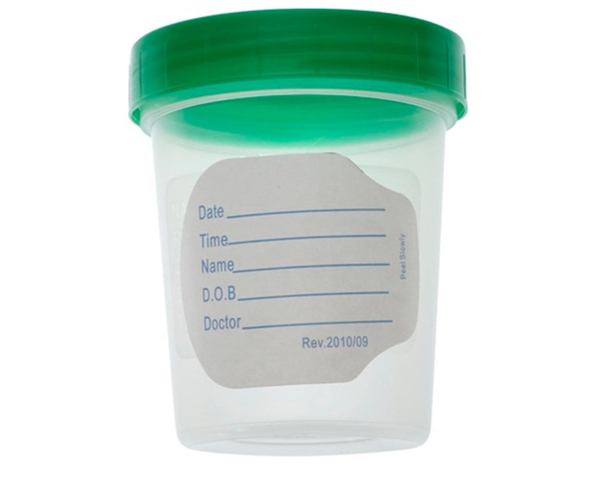 AMSure 4 Oz. Specimen Container - Individual Pk - Sterile - 100/Cs