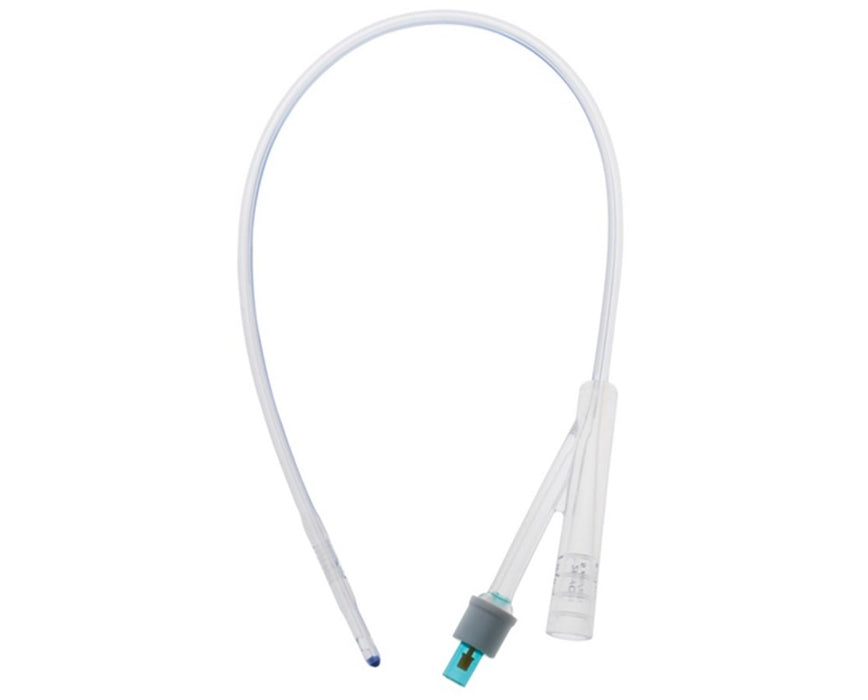 2-Way Silicone Foley Catheter, 30cc Balloon - 10/Cs - 18 Fr - Sterile