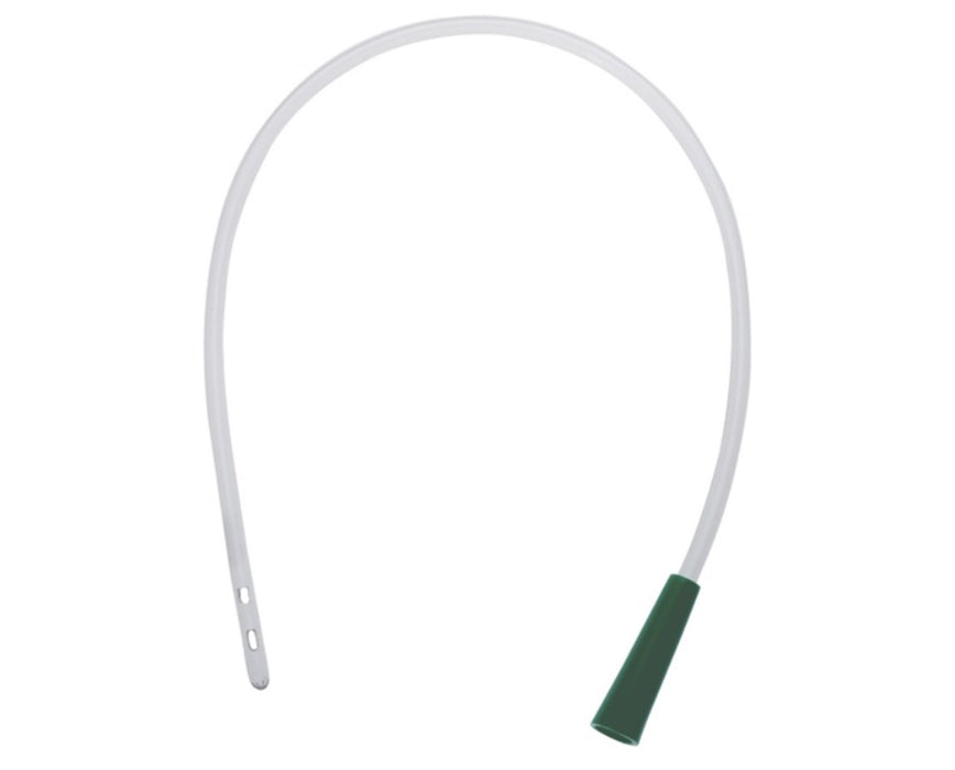 AMSure PVC Intermittent Catheter with R-Polished Eyes - 50/Cs - 16" (male),14 Fr