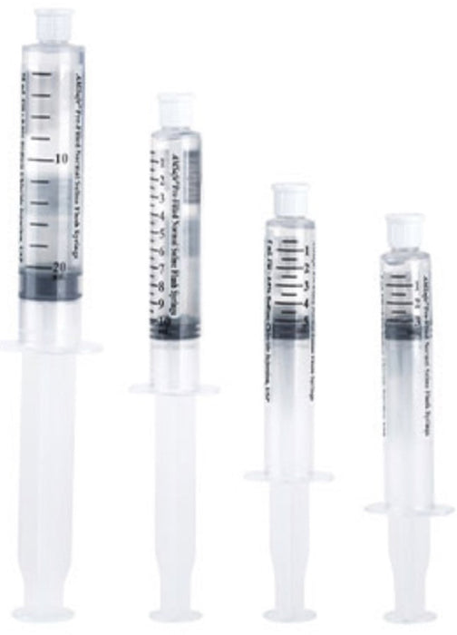 Pre-Filled Saline Flush Syringe. Sterile Field. 20 mL Fill in 20mL (120/cs)
