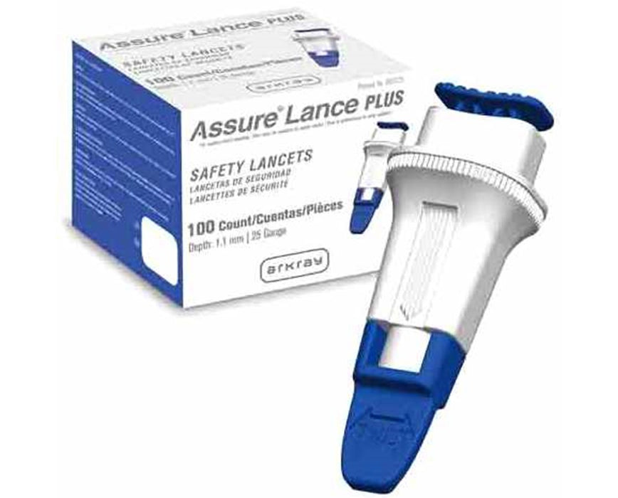 Assure Lance Plus Safety Lancets - 100/bx