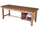 Wood Treatment Table with Drawer & Adjustable Shelf