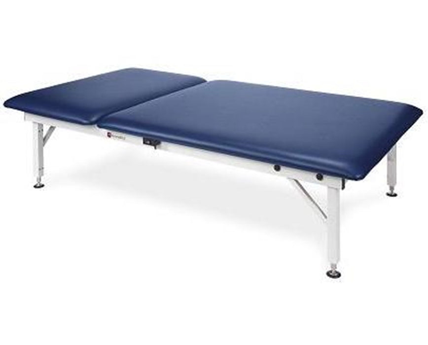 Bariatric Power Hi-Lo Mat Treatment Table. 48"W x 84"L w/ Adjustable Backrest