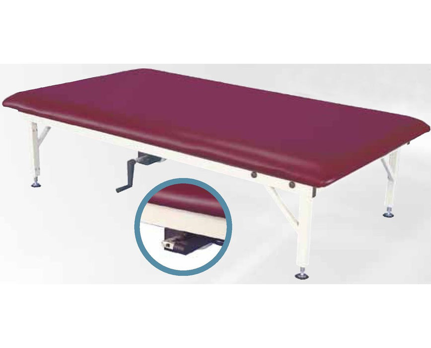 Bariatric Hi-Lo Rehab Therapy Table (Backrest Option)