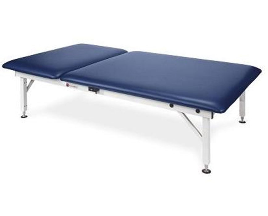 Bariatric Hi-Lo Rehab Therapy Table. 48"W x 84"L w/ Adjustable Backrest