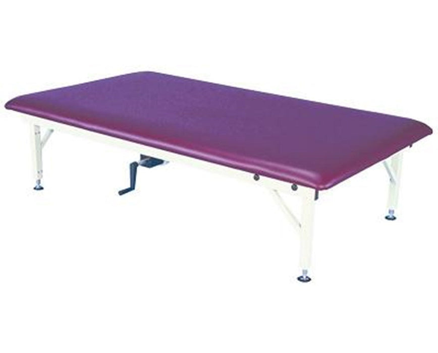 Bariatric Hi-Lo Rehab Therapy Table, Flat Top. 72"W x 96"L