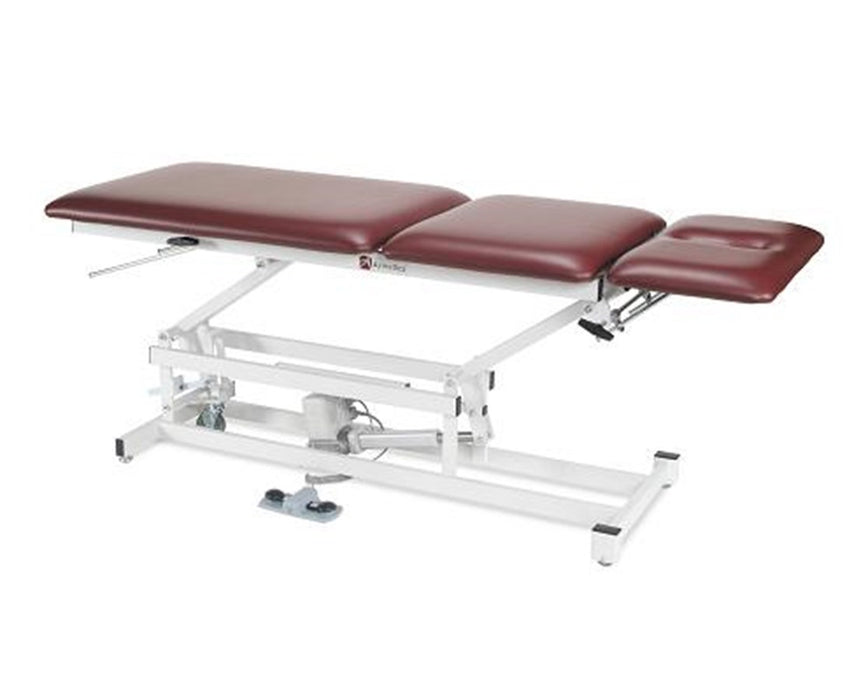Power Hi-Lo Treatment Table w/ Adjustable Back, 3 Section Top (Bariatric Option)