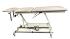 Power Hi-Lo Treatment Table w/ 5-Section Top / Tilt. Adjustable Back / Headrest / Armrests w/ Casters