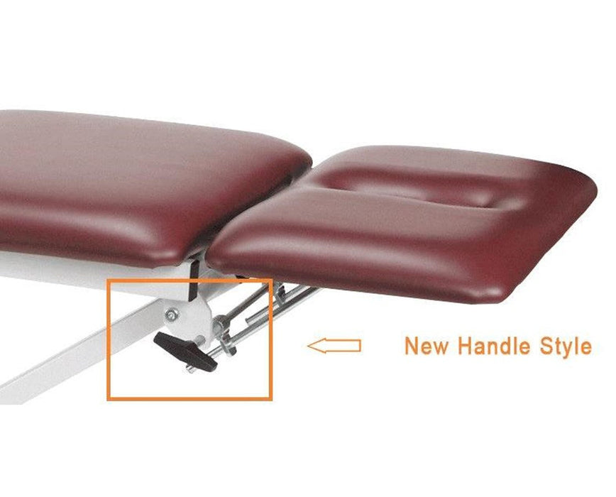 Power Hi-Lo Treatment Table. Flat Top w/ Casters. 19-38"H. Bar Activated Control