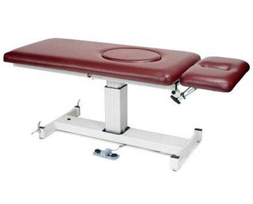 Hi-Lo Treatment Table with Two Section Top & Pre-Natal Cut-Out