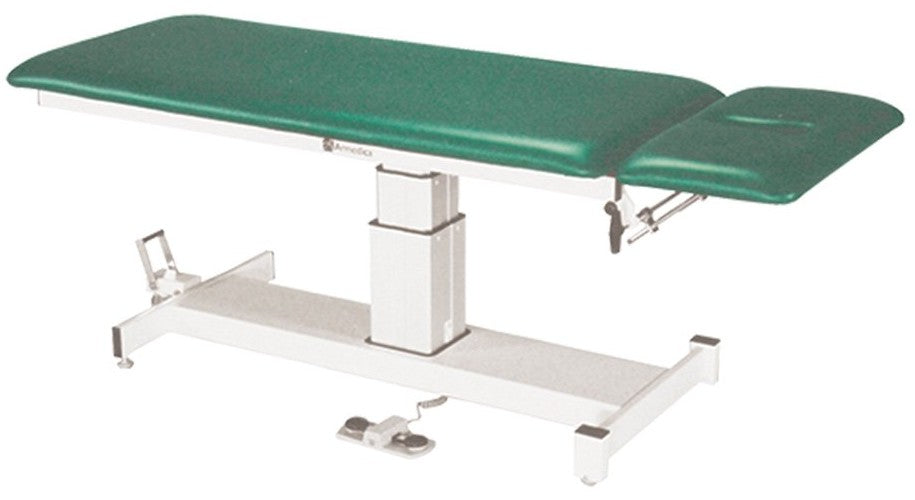 Power Hi-Lo Treatment Table. Flat Top w/ Adjustable Headrest (Pre-Natal Cut-Out Option)
