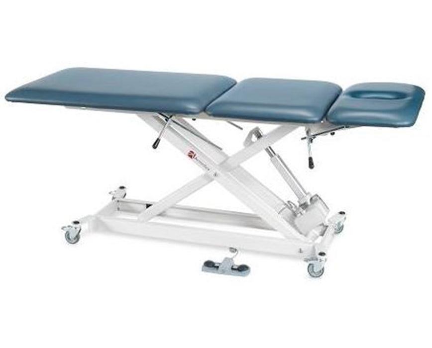 Power Hi-Lo Treatment Table w/ Adjustable Back, 3 Section Top (Motorized Center Option)