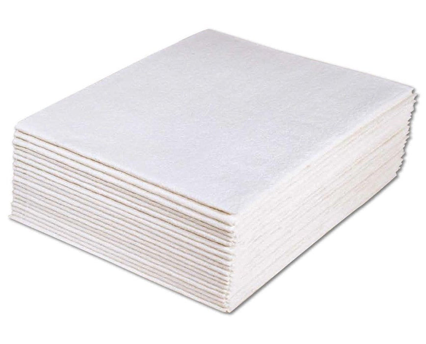 Drape Sheets, 2-Ply Tissue - 40" Wide 60" Long, White - 100/Case