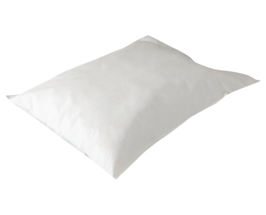 Pillowcases, 21" x 30" Tissue/Poly - White - 100/cs