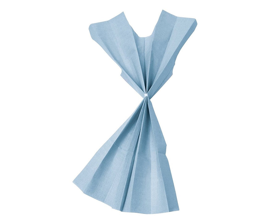 Premium Exam Gowns, Tissue/Poly/Tissue Blue - 50/cs
