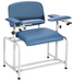Viva Comfort Bariatric Padded Blood Drawing Chair - Blue