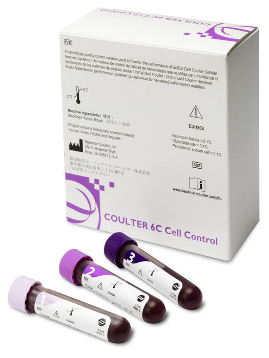 Coulter 6C Cell Control [3 ea of Levels 1. 2 & 3] (9/cs)