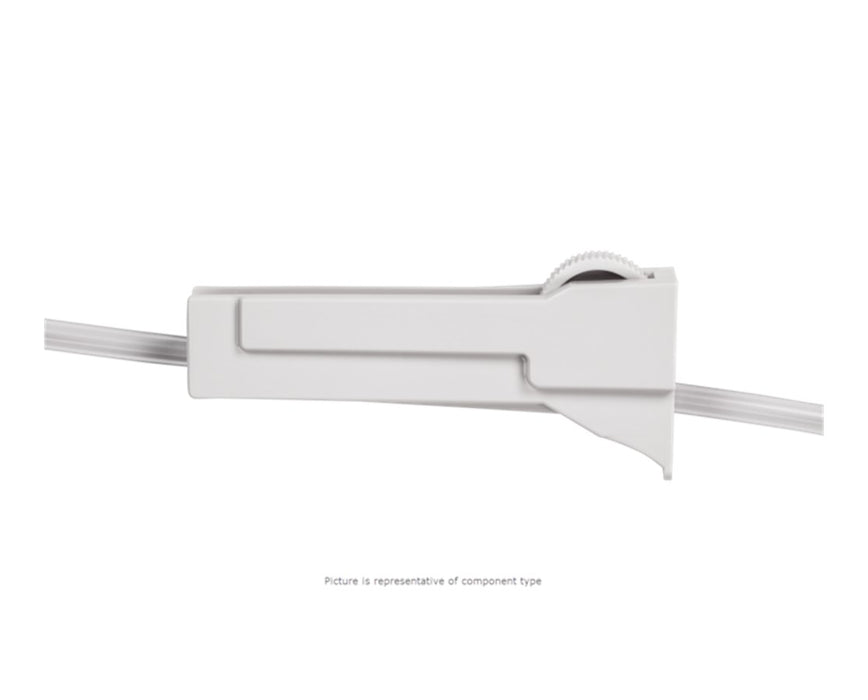 Alaris Standard Infusion Set, 2 Roller Clamps, 2-Piece Male Luer Lock, 20 drop/L, 47" L, 119 cm PV, 20/cs (Sterile)
