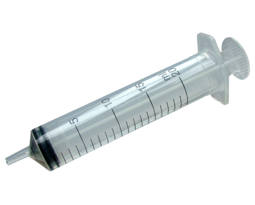 Syringes with Eccentric Tip - 20 mL, 480 / Case