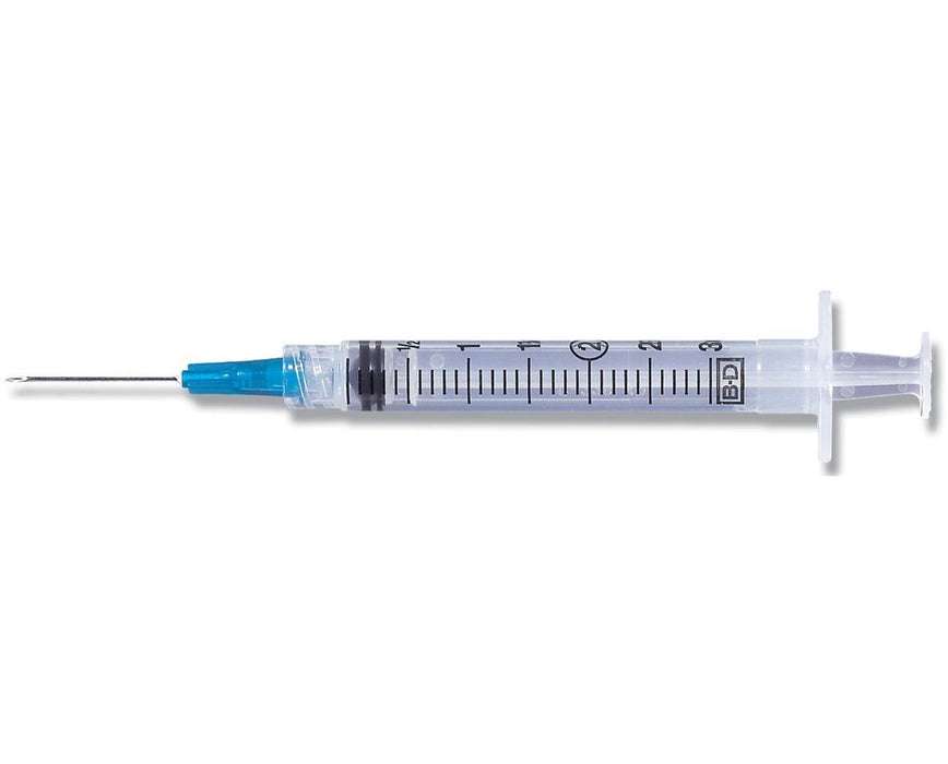 Syringe with Blunt Fill Needle & Luer-Lok, 18G x 1½", 3 mL, 800 / Case