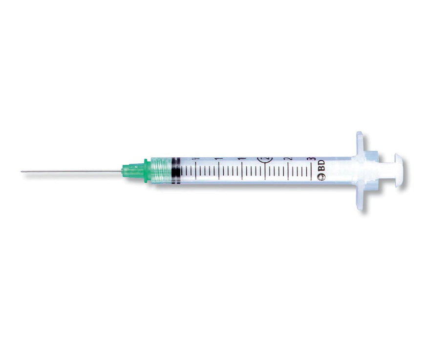 Integra 3 mL Syringe with Detachable Needle - 25G x 5/8", 400 / Case