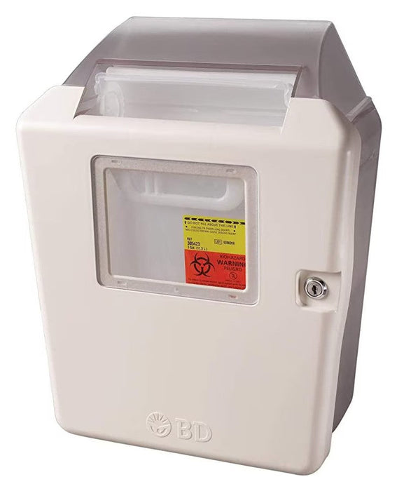 Locking Wall Cabinet for 2 Gal and 3 Gal Sharps Collectors